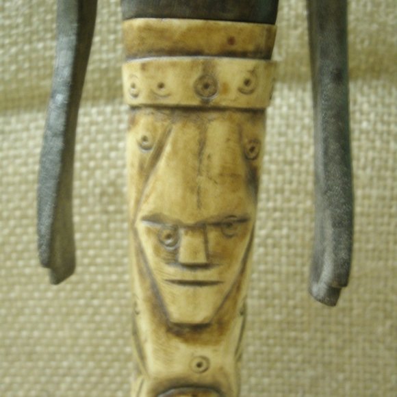 Vintage Hand Carved Man Figurine from Kenya - Picture 10 of 16